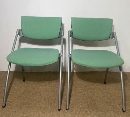 Chaise de bureau - Vert - Tissu