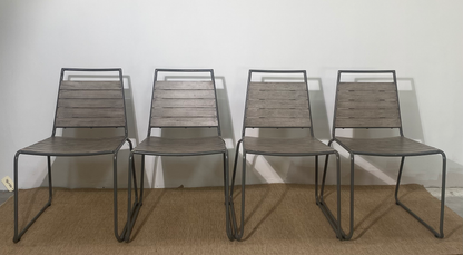 Chaises - Bois - Gris