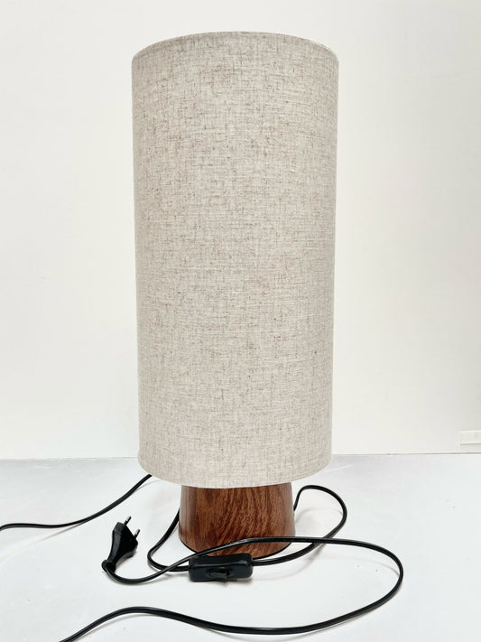 Lampe marron et beige