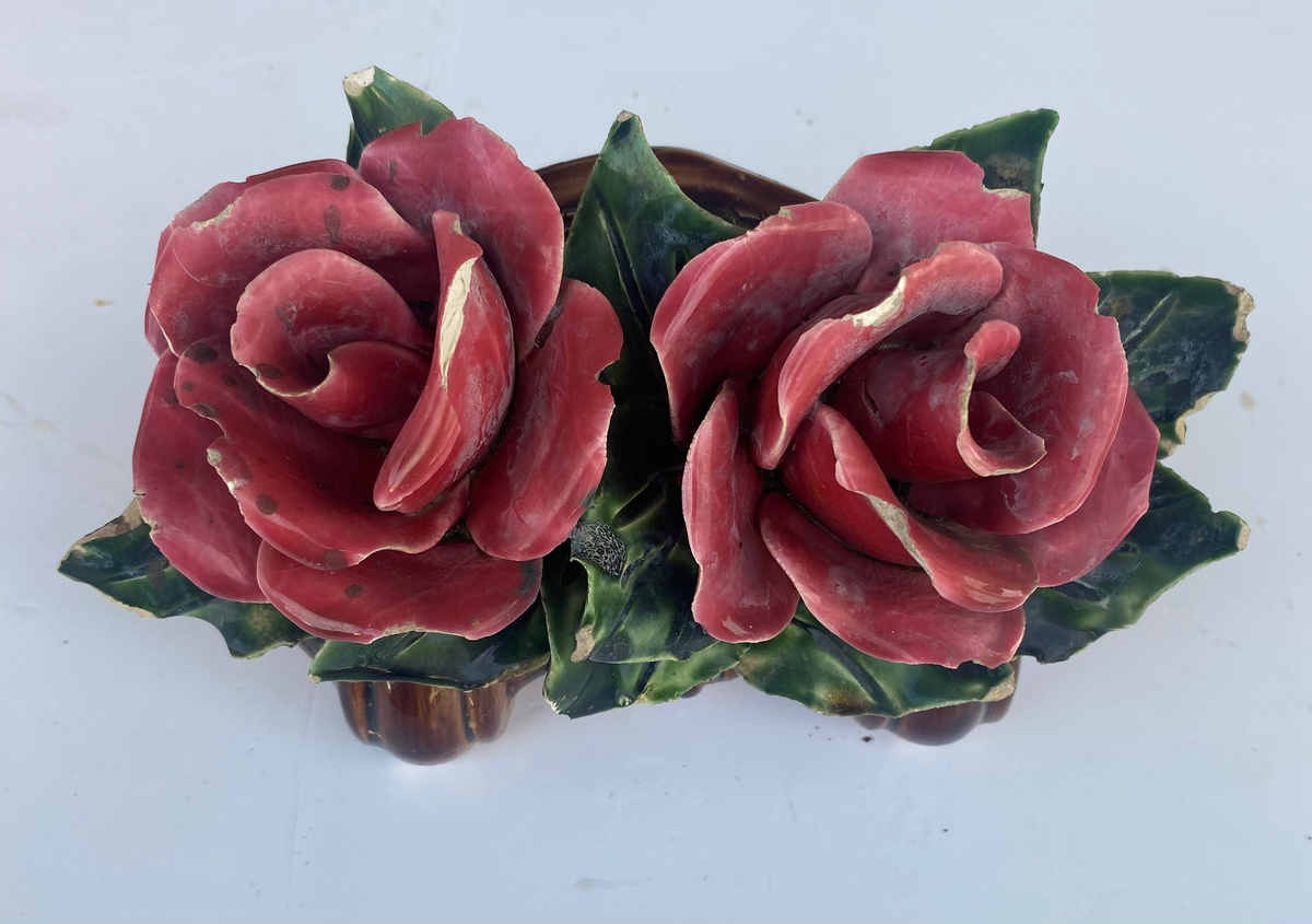Fleur en céramique - Cimetière