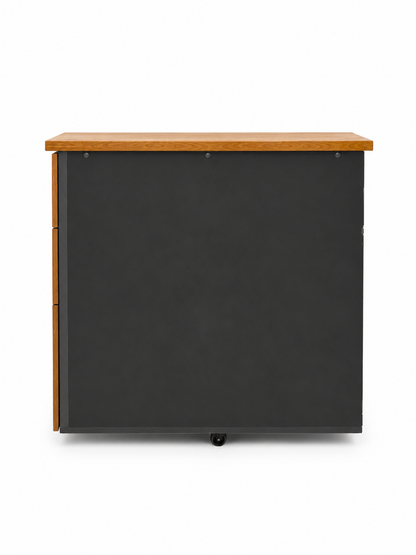 Caissons bureau marron clair