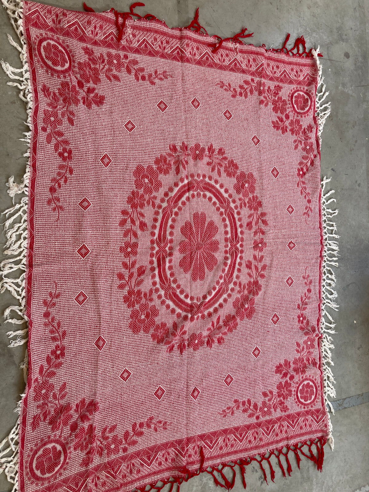Tapis oriental rose
