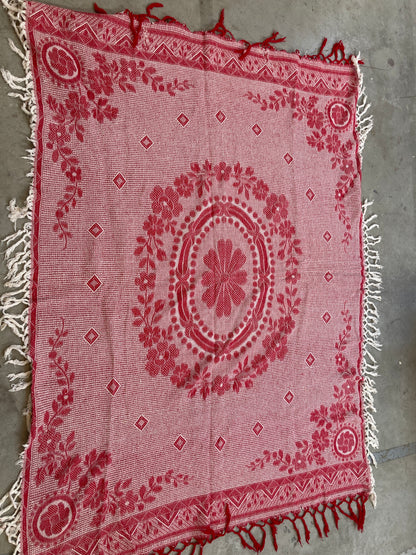 Tapis oriental rose