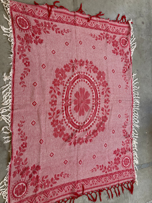 Tapis oriental rose