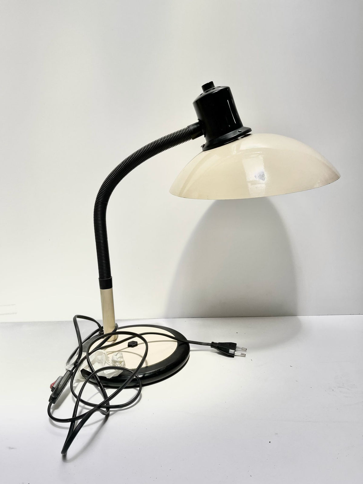 Lampe de bureau bleue