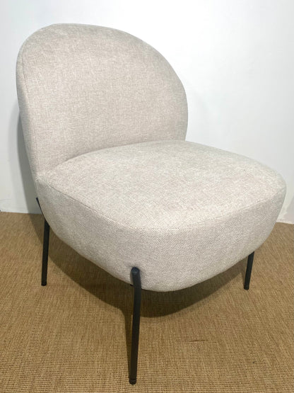 Fauteuil - Beige - Tissu