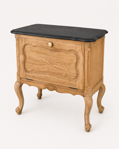 Meuble bar ancien en bois massif