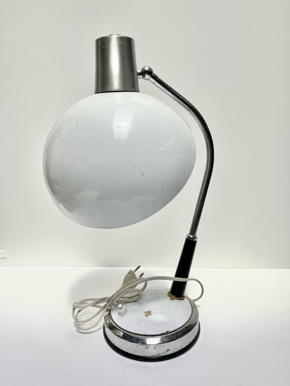 Lampe de bureau bleue claire