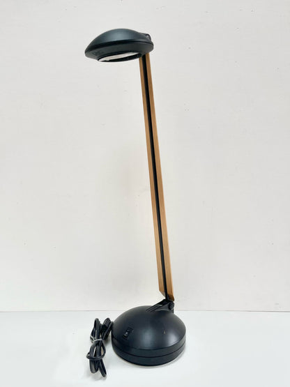 Lampe de bureau noire et marron