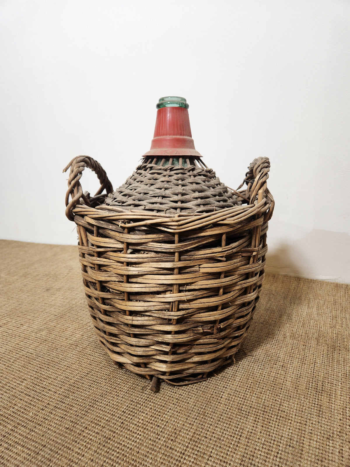 Bouteille en osier