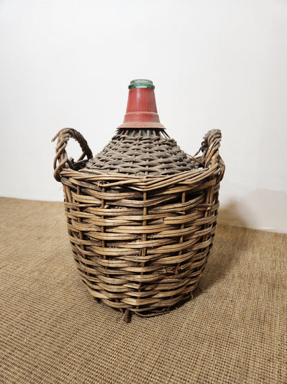 Bouteille en osier