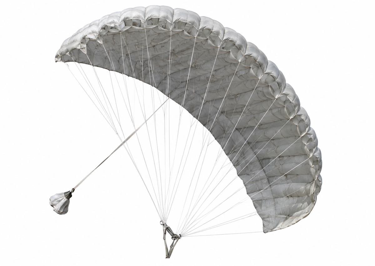 Toile de parachute militaire - croissant de lune