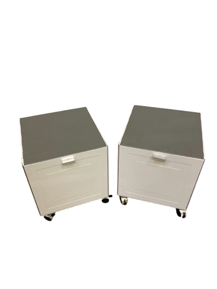 Caisson - Bureau - Metal - Roulette