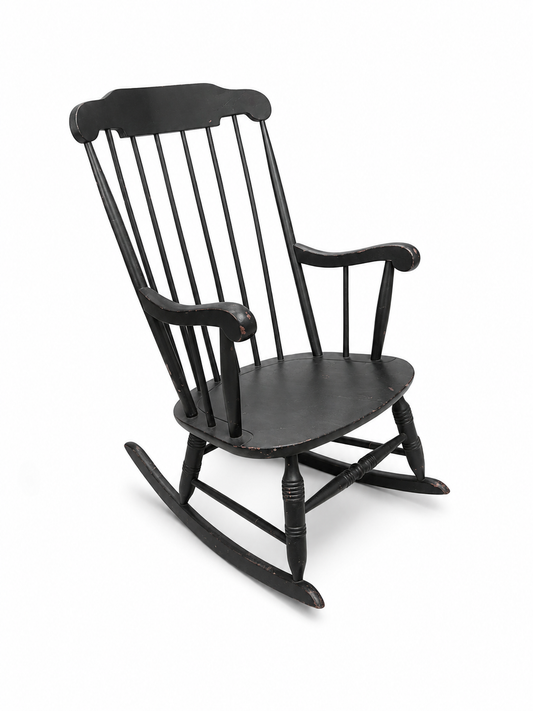 Rocking chair - bois - noir