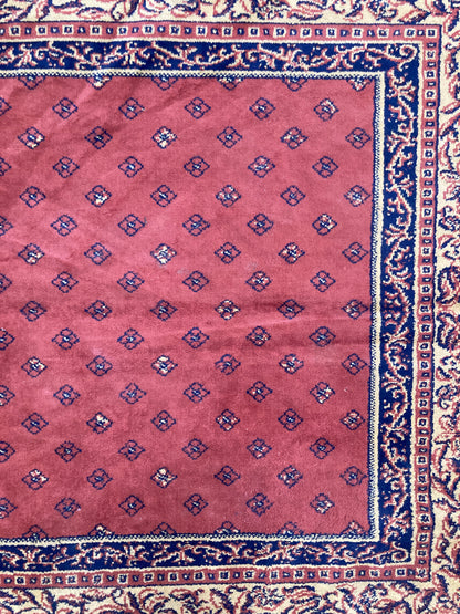 Tapis oreintal rouge et jaune