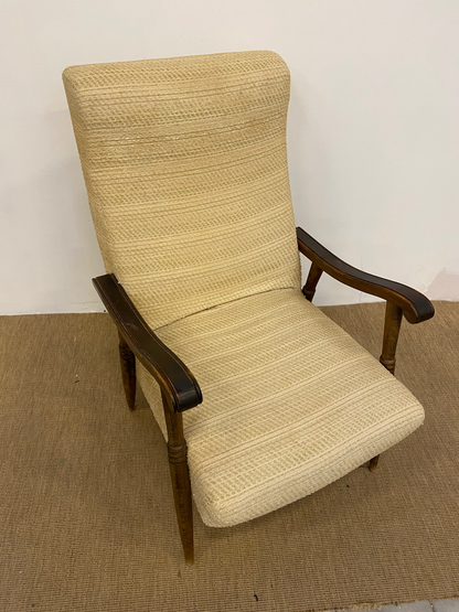 Fauteuil - Bois - Tissu