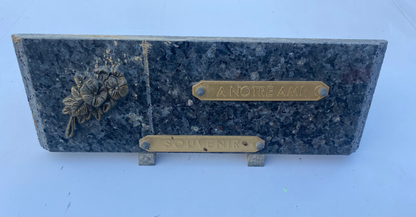 Plaque Souvenir - Cimetière