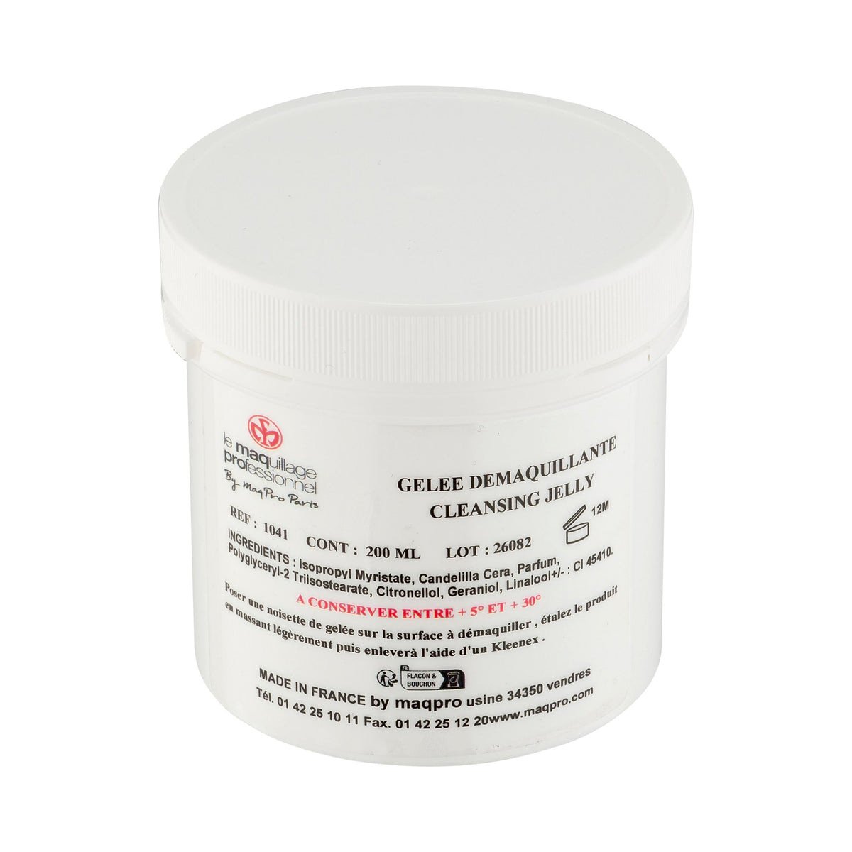 Gelée démaquillante MaqPro, pot 200 ml