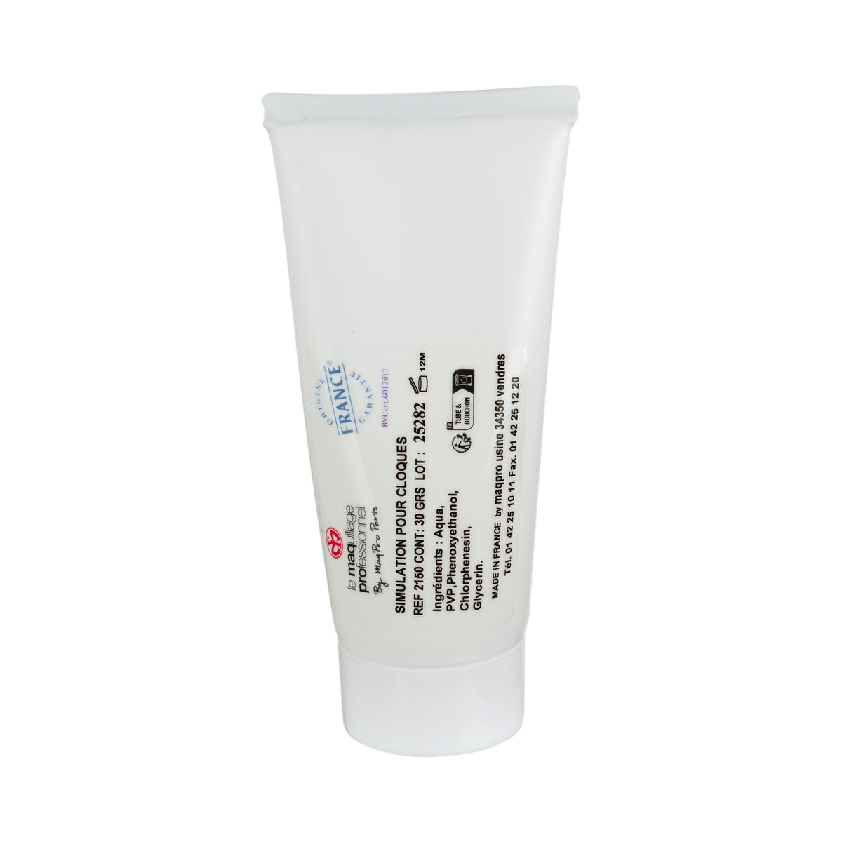 Simulation cloques MaqPro, tube 30 g