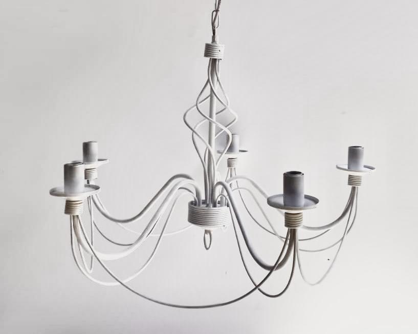 Lustre en fer blanc