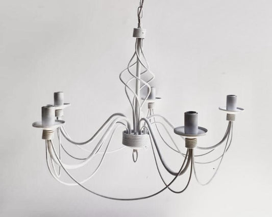Lustre en fer blanc