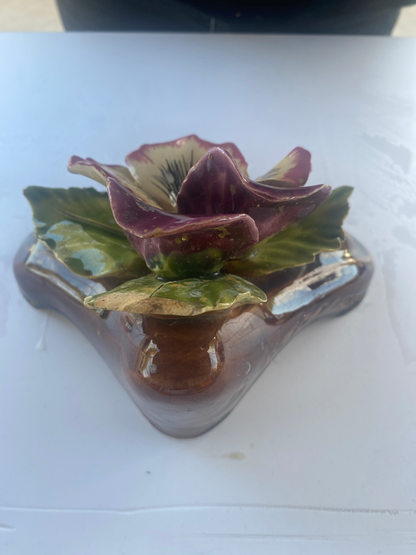 Fleur en céramique - Cimetière
