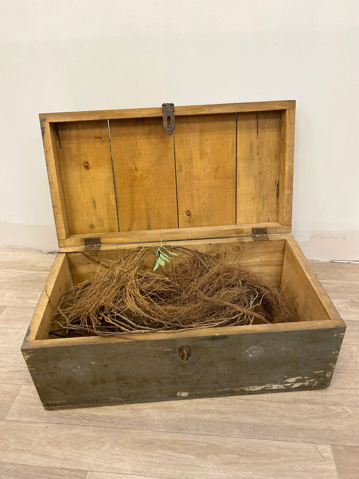Malle en bois - vintage