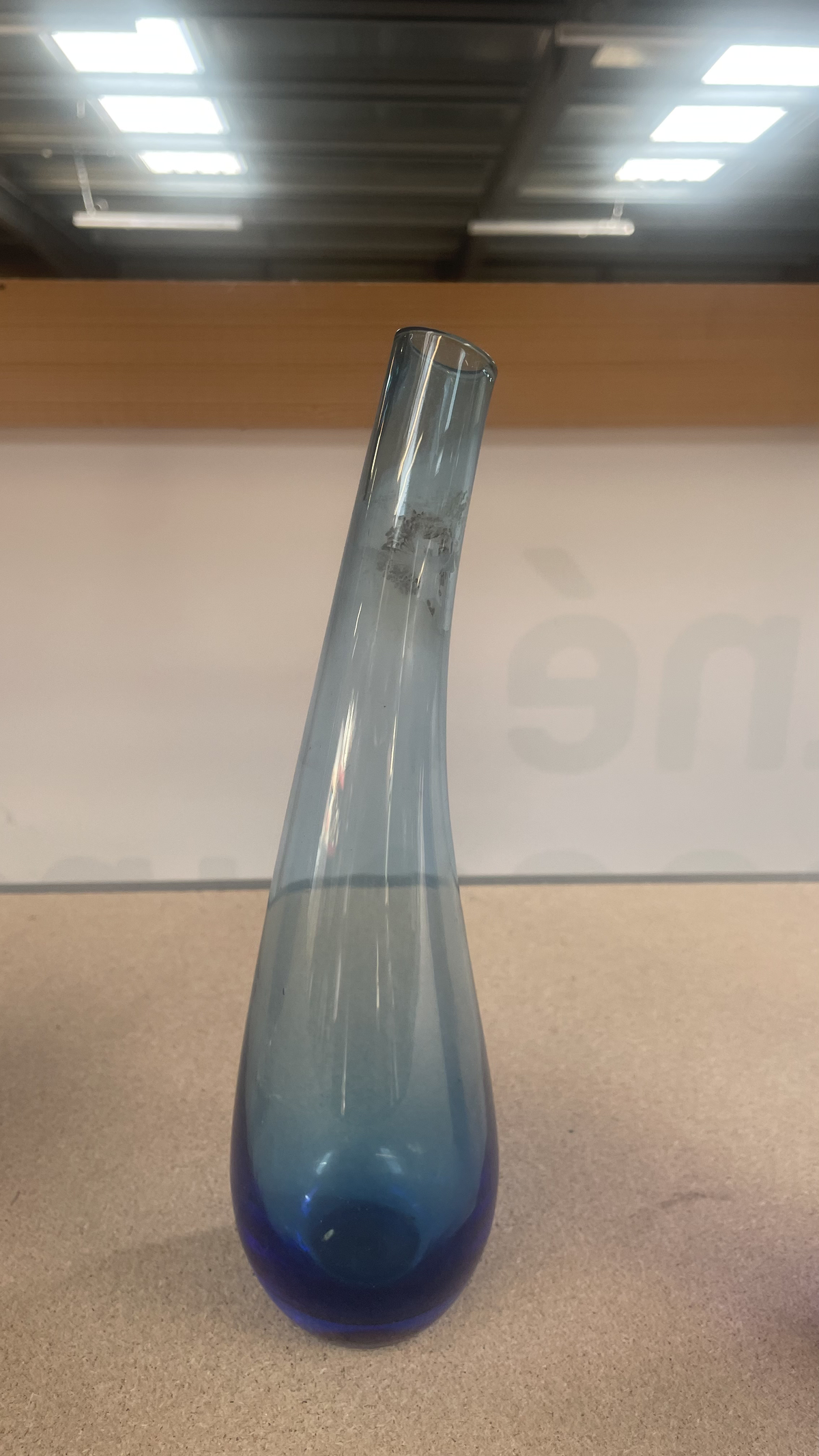Vase bleu - verre