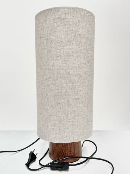 Lampe marron et beige