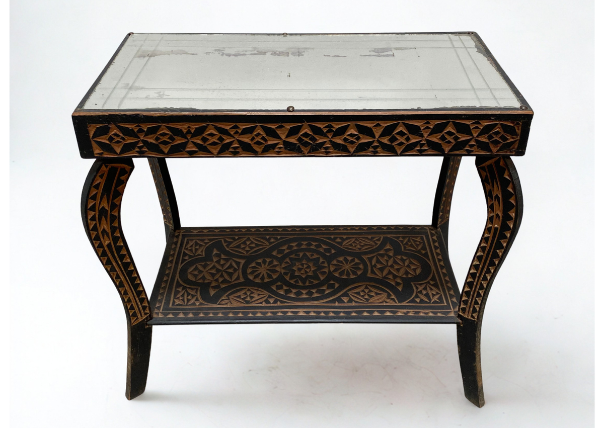 Table Basse - Orient - Miroir & Bois