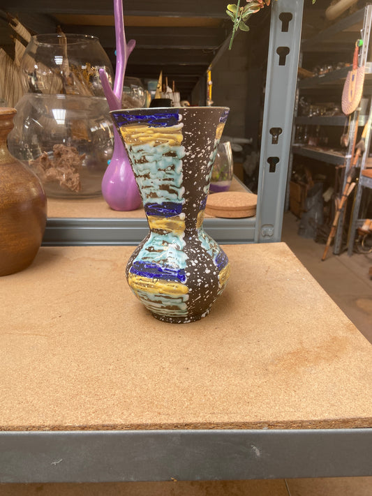 Vase - marron et gris
