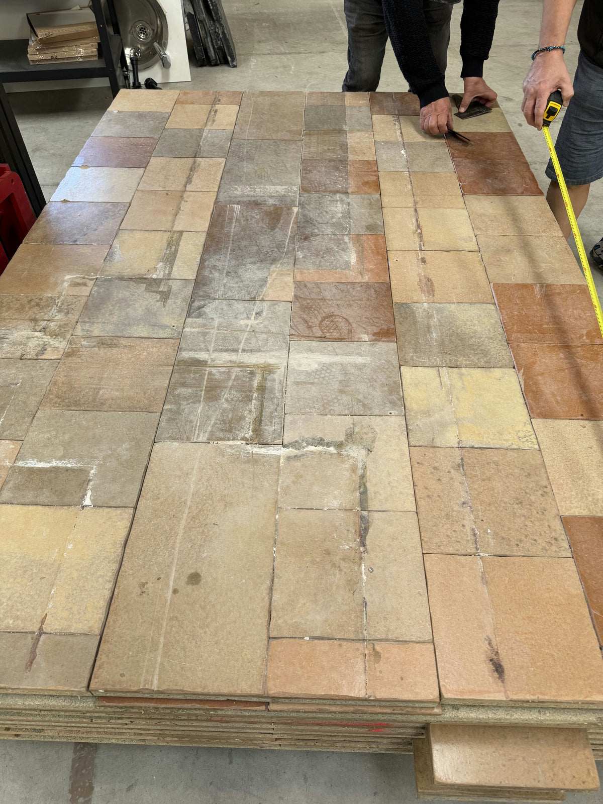 Carrelage imitation tomette