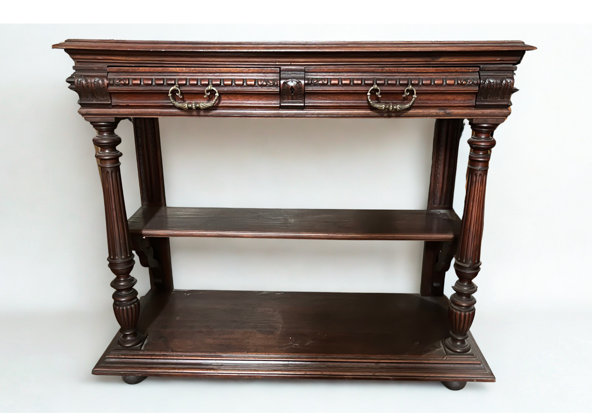 Desserte en bois vintage