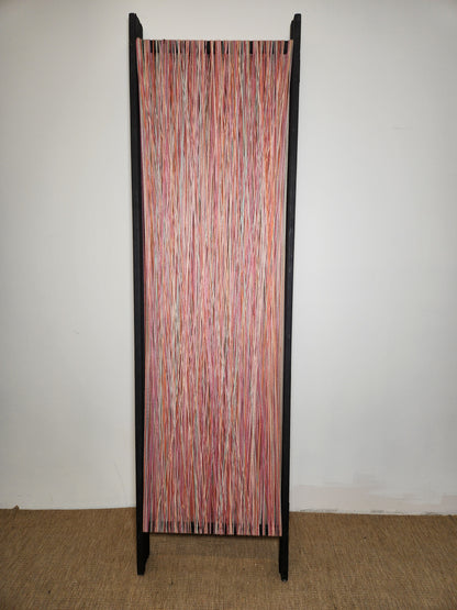 Paravents fils rose et bleu