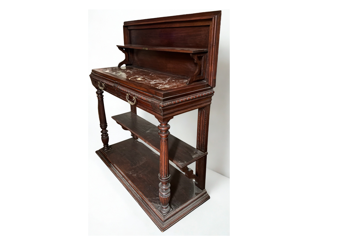 Desserte en bois vintage