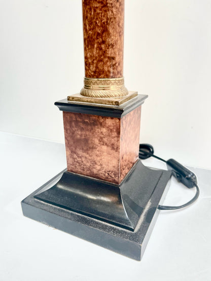 Pied de lampe ancienne