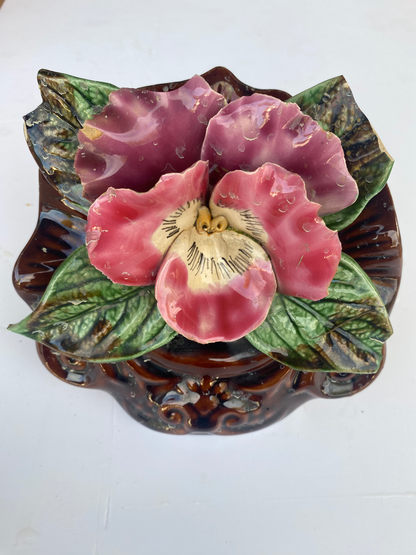 Fleur en céramique - Cimetière