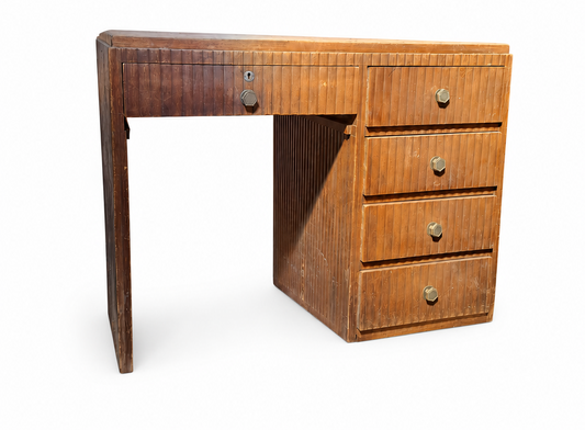 Bureau en satinwood des années 1950