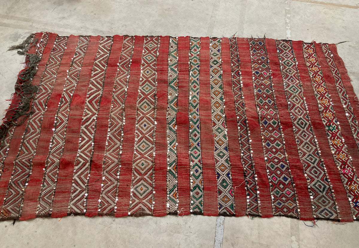 Tapis oriental rouge