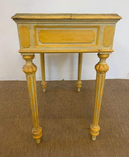 Table de chevet - Bois - Jaune