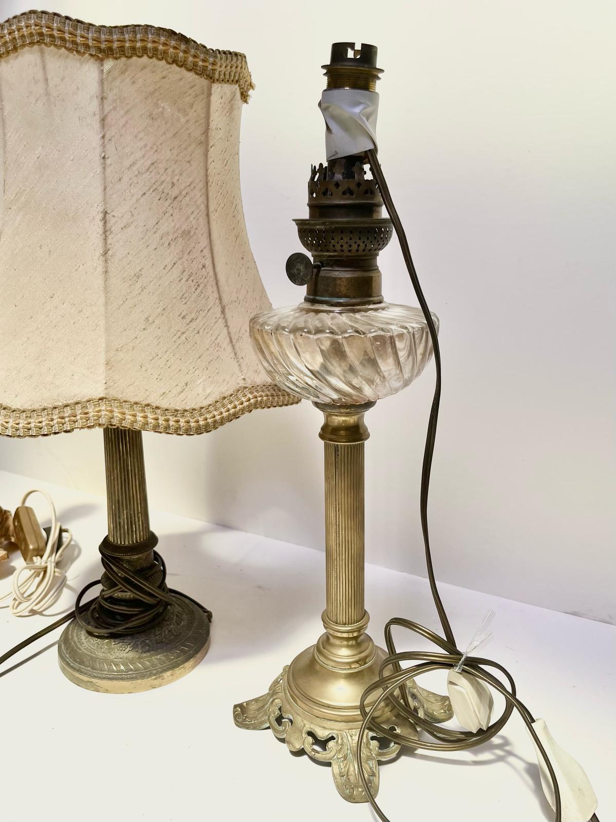 Pied de lampe style renaissance