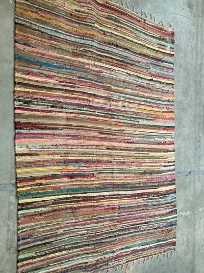 Tapis chiffons multicolore