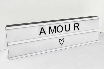 Lampe lettre
