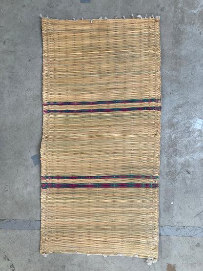 Tapis en latte de bambou