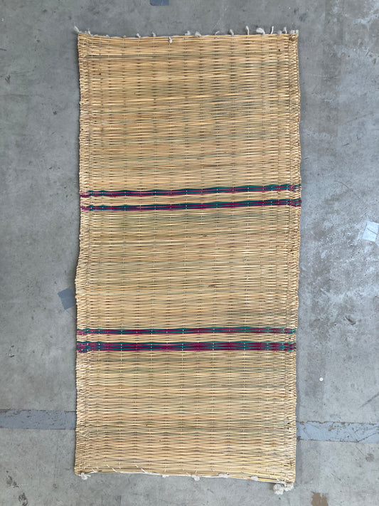 Tapis en latte de bambou