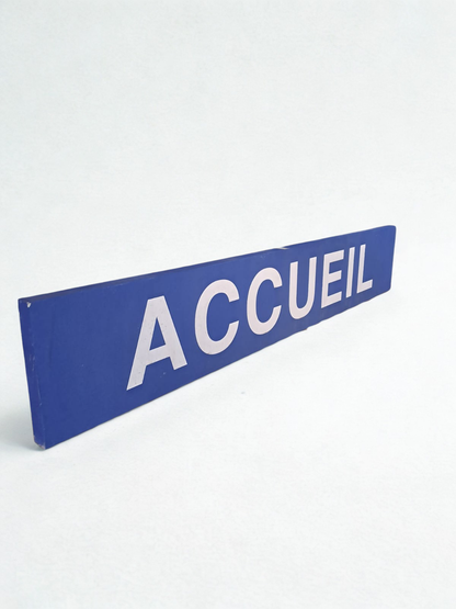 Panneau accueil