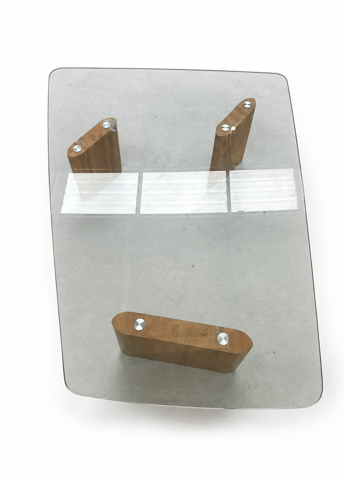 Table basse en verre