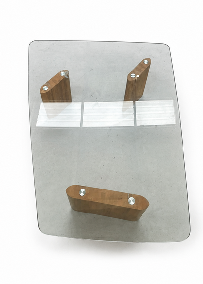 Table basse en verre