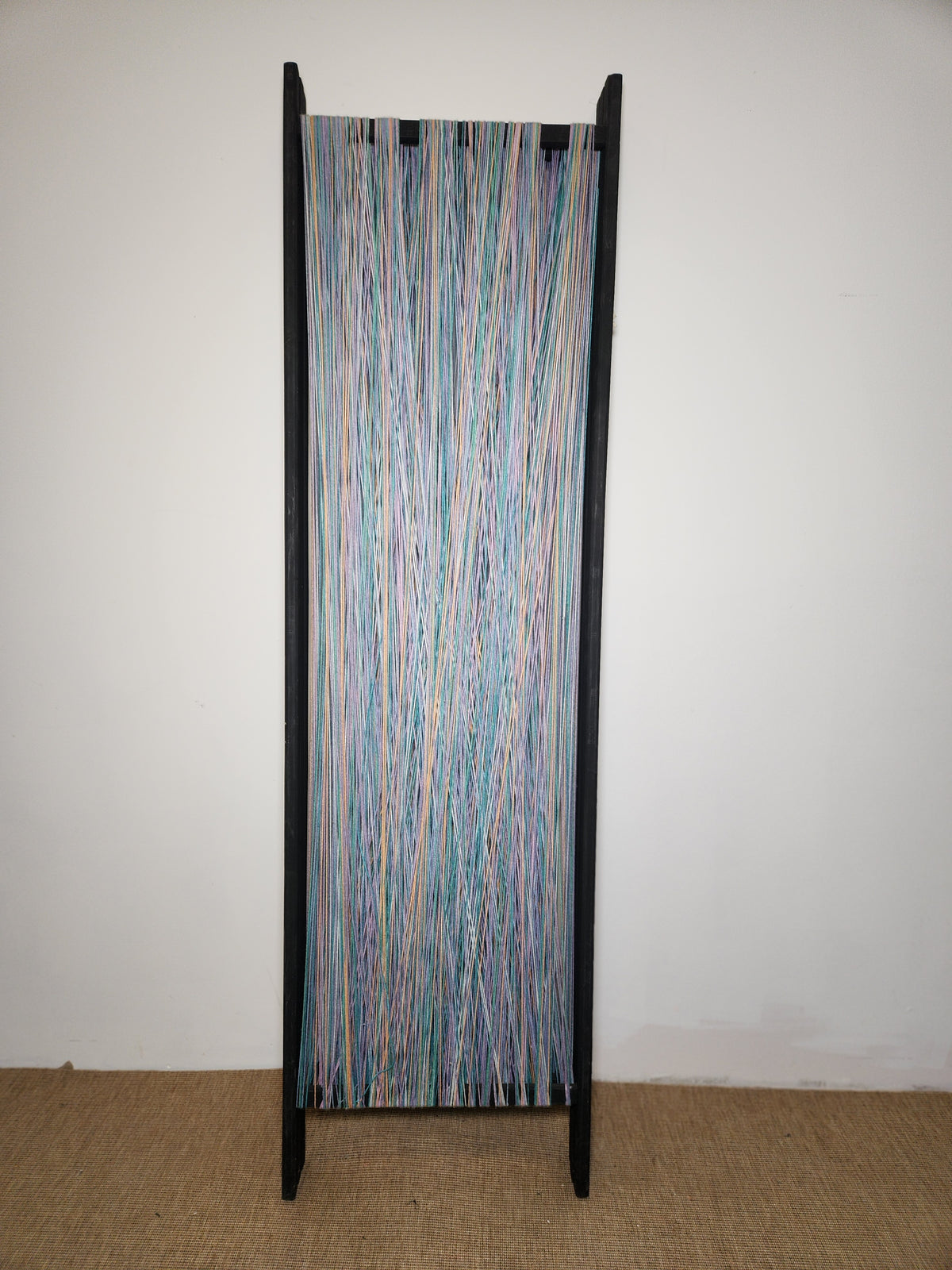 Paravents fils rose et bleu