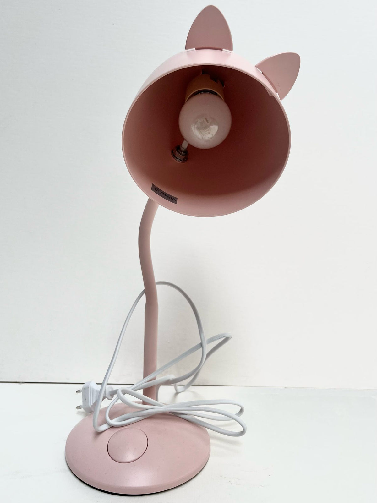 Lampe de bureau rose multi oreille interchangable animaux